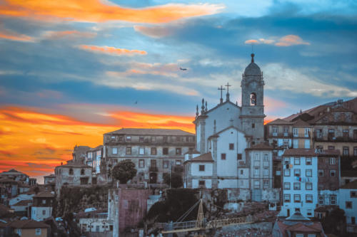 Sunset in Porto