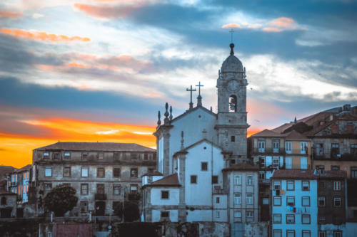 Sunset in Porto