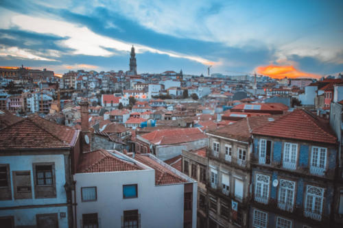 Sunset in Porto