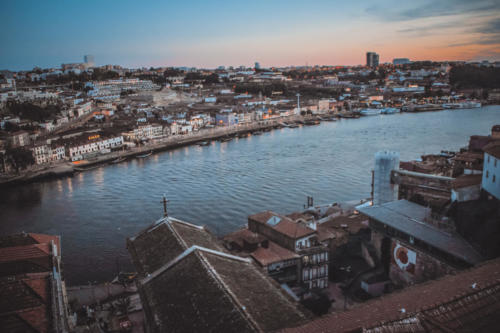 Sunset in Porto