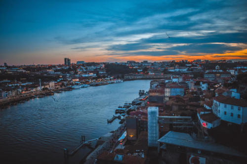 Sunset in Porto