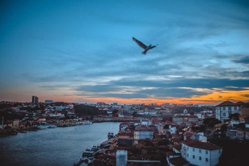 Sunset in Porto